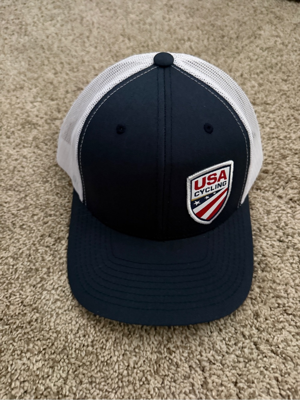 USA Cycling Navy Trucker Cap